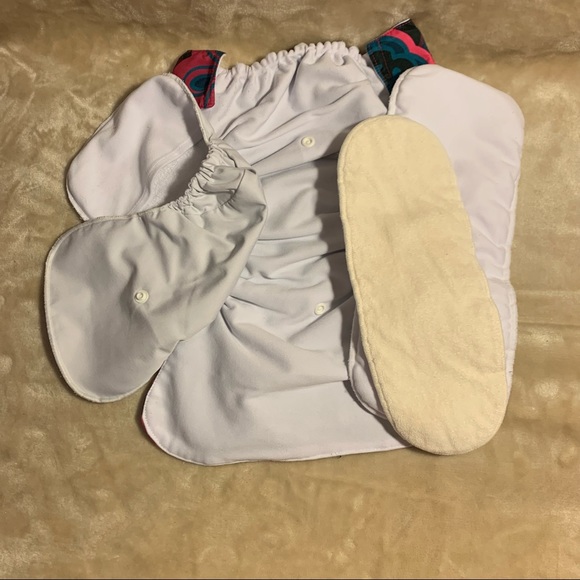 Hybrid Cloth Diaper With Hook And Loop Original Inserts Included Ninios - Picture 6 of 10